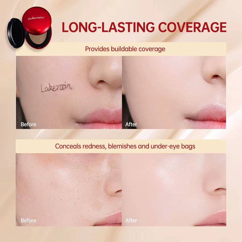 72 Hours Long-Lasting Super Fit Cushion Foundation Full Coverage Waterproof Long-Lasting Concealer 9 Colors Makeup Semi-Matte