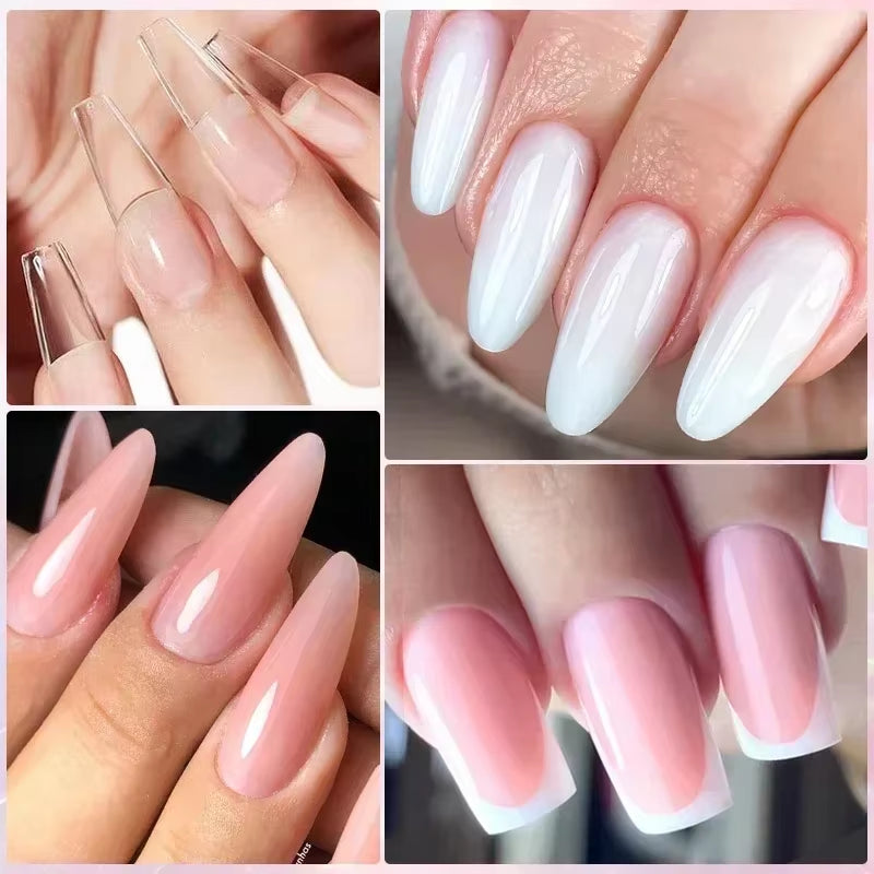 20M Extension Nail Gel Set Manicure Set Finger Quick Buliding Extension Gel Nail Polish Kit Soak off UV Gel LED Nail Art