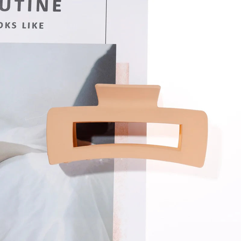 4Pcs/Set Women Girls Claw Clips Coffee Black Hair Claw Nonslip Crab Hairpins Barrette Fashion Hair Accessories Gifts