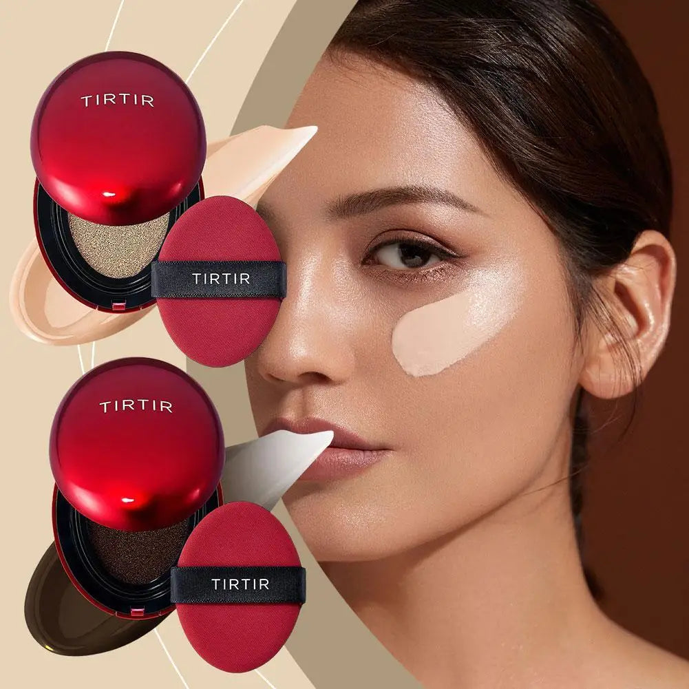Original TIRTIR Korean Makeup - 21N 23N 55N Red Air Cushion Compact High Coverage Foundation, 80Ml Make-Up Fixer Spray