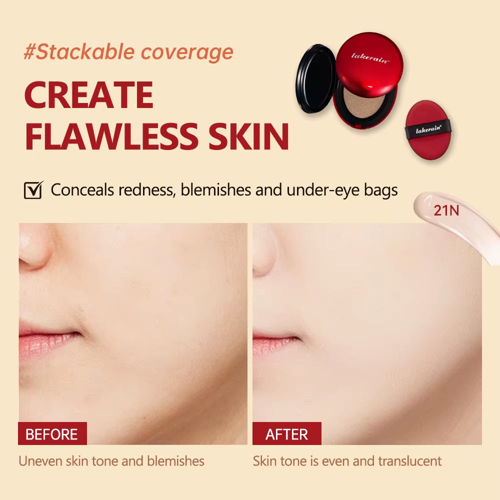 72 Hours Long-Lasting Super Fit Cushion Foundation Full Coverage Waterproof Long-Lasting Concealer 9 Colors Makeup Semi-Matte